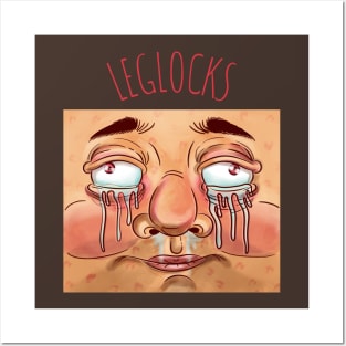 Leglocks Crying Face Jiu Jitsu Posters and Art